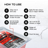 Iron-On Ceramic 3 Waxes Bundle – Chill, Warm & Cold, High-Speed, Eco-Friendly Wax for All Conditions